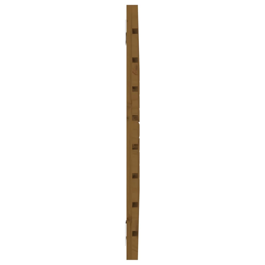 sengegavl 96x3x63 cm massivt fyrretræ gyldenbrun