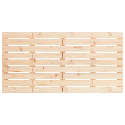 sengegavl 126x3x63 cm massivt fyrretræ
