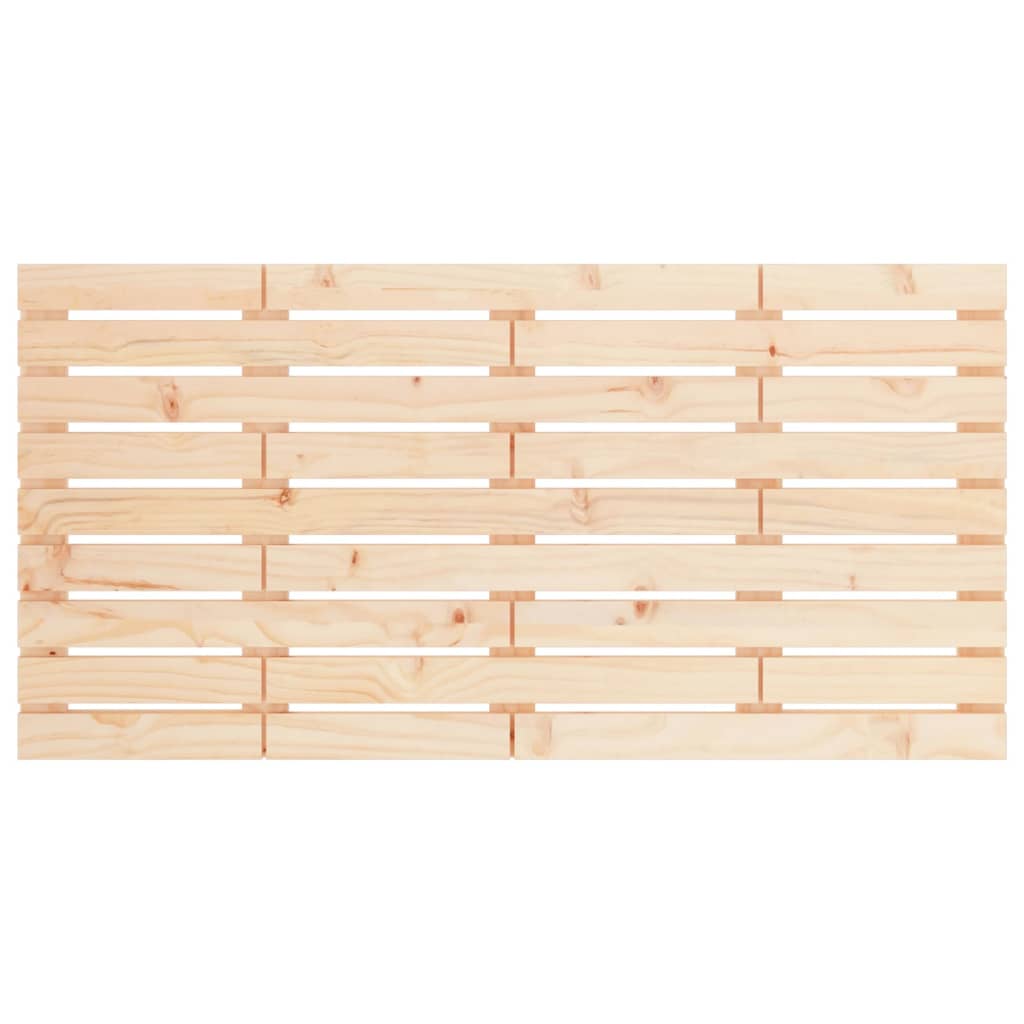sengegavl 126x3x63 cm massivt fyrretræ
