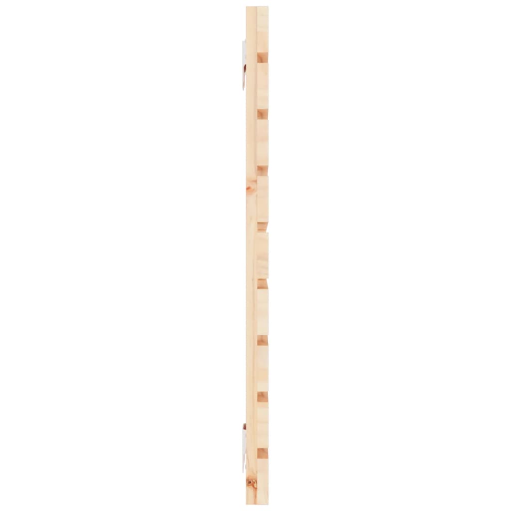 sengegavl 126x3x63 cm massivt fyrretræ