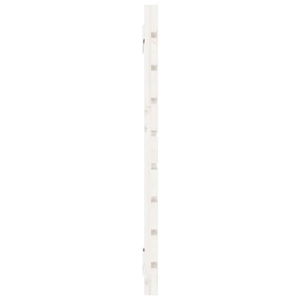 sengegavl 146x3x63 cm massivt fyrretræ hvid
