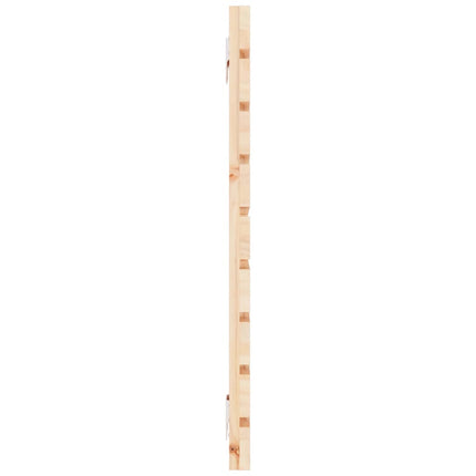 sengegavl 141x3x63 cm massivt fyrretræ
