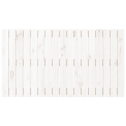 sengegavl 108x3x60 cm massivt fyrretræ hvid