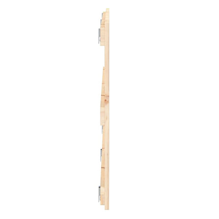 sengegavl 204x3x60 cm massivt fyrretræ
