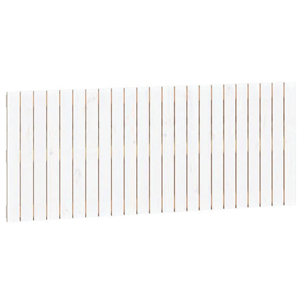 sengegavl 147x3x60 cm massivt fyrretræ hvid