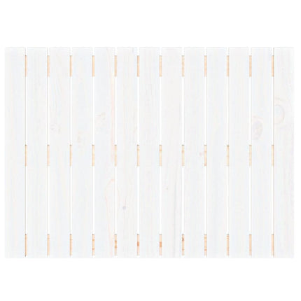 sengegavl 82,5x3x60 cm massivt fyrretræ hvid