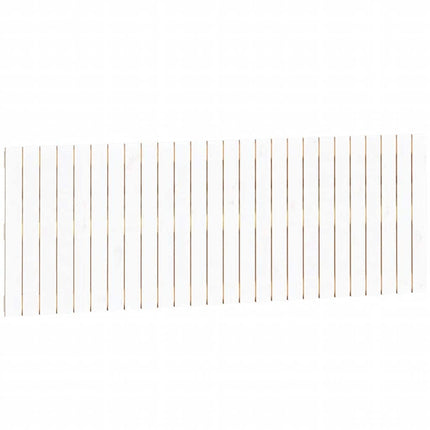 sengegavl 166x3x60 cm massivt fyrretræ hvid