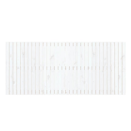 sengegavl 204x3x90 cm massivt fyrretræ hvid