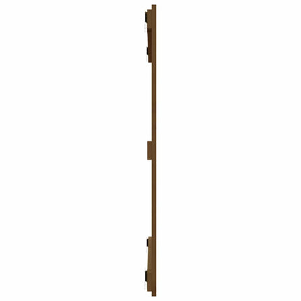 sengegavl 95,5x3x90 cm massivt fyrretræ gyldenbrun