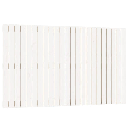 sengegavl 147x3x90 cm massivt fyrretræ hvid