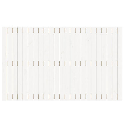 sengegavl 147x3x90 cm massivt fyrretræ hvid