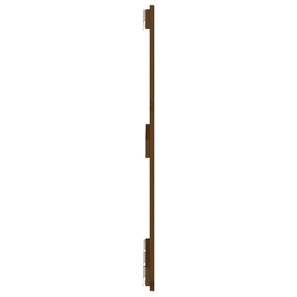 sengegavl 166x3x90 cm massivt fyrretræ gyldenbrun