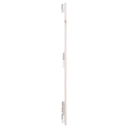 sengegavl 185x3x90 cm massivt fyrretræ hvid