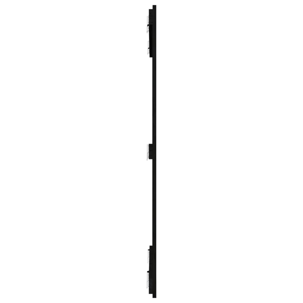 sengegavl 95,5x3x110 cm massivt fyrretræ grå