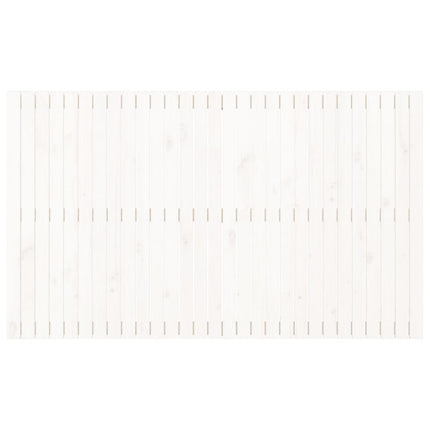 sengegavl 185x3x110 cm massivt fyrretræ hvid