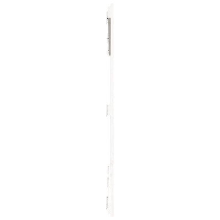 sengegavl 185x3x110 cm massivt fyrretræ hvid