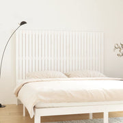 sengegavl 185x3x110 cm massivt fyrretræ hvid