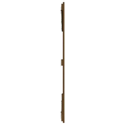 sengegavl 185x3x110 cm massivt fyrretræ gyldenbrun
