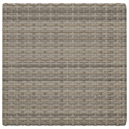foldbart bistrobord 55x54x71 cm polyrattan grå