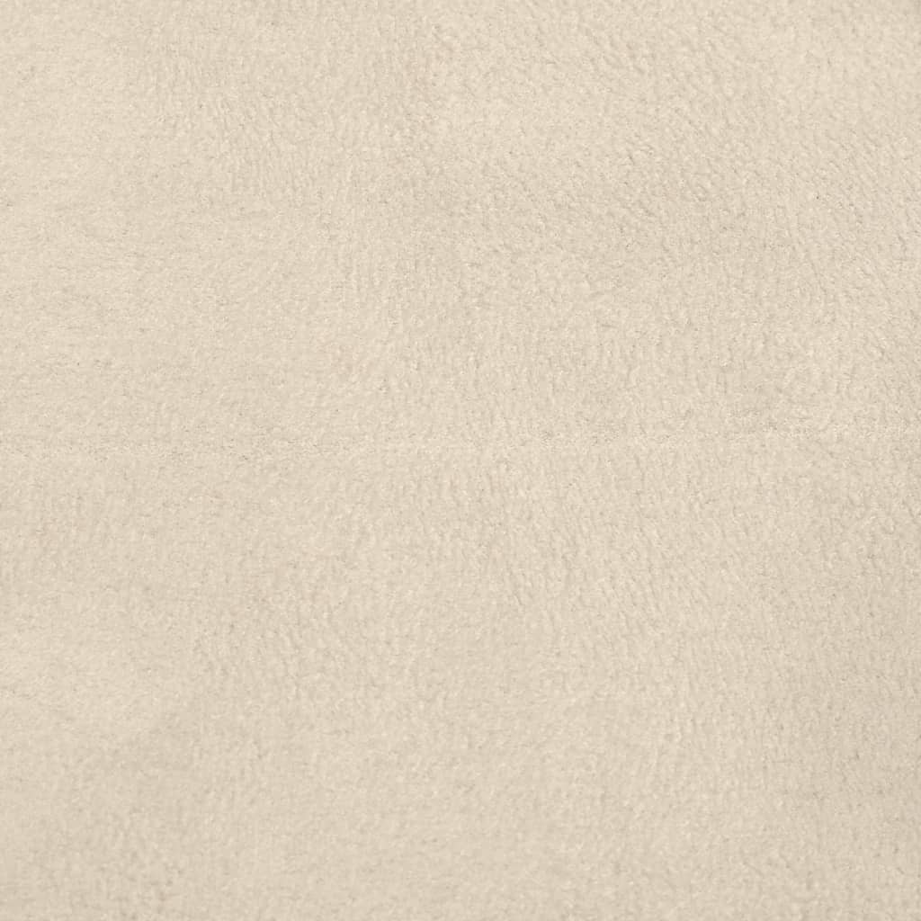 ammestol med skammel stof cremehvid