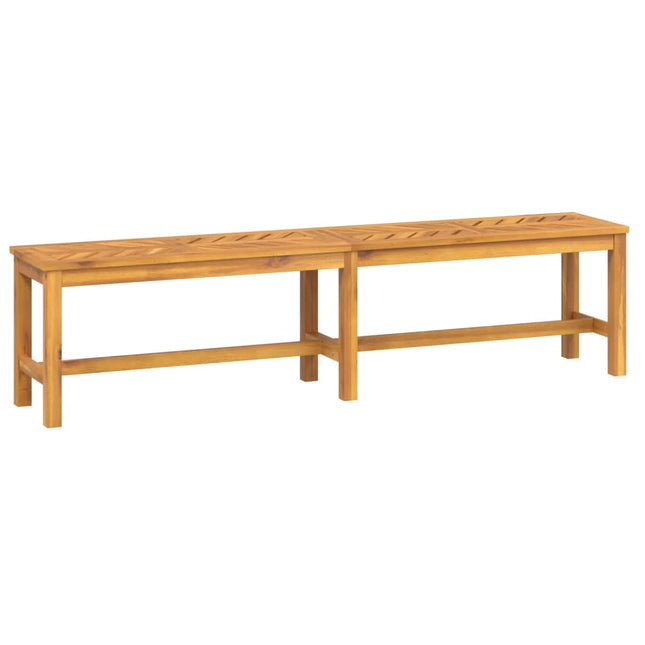 havebænk 180 cm massivt akacietræ