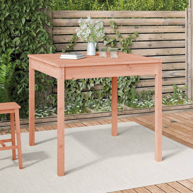 havebord 82,5x82,5x76 cm massivt douglasgran