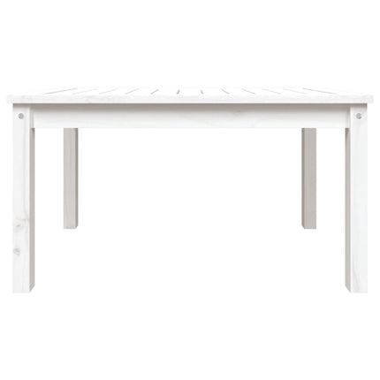 havebord 82,5x50,5x45 cm massivt fyrretræ hvid