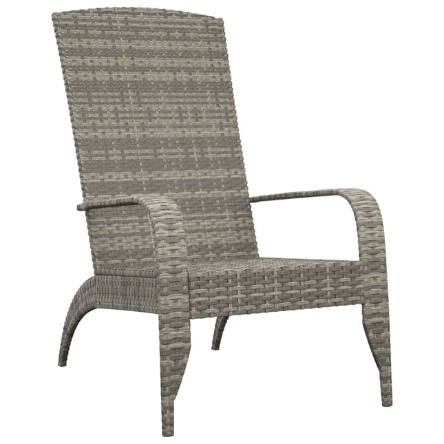 havestol Adirondack grå polyrattan