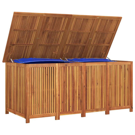 opbevaringsboks til haven 200x80x75 cm massivt træ