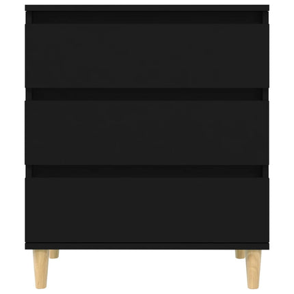 skænk 60x35x70 cm konstrueret træ sort