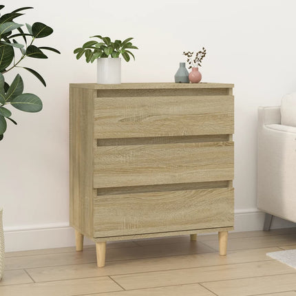 skænk 60x35x70 cm konstrueret træ sonoma-eg