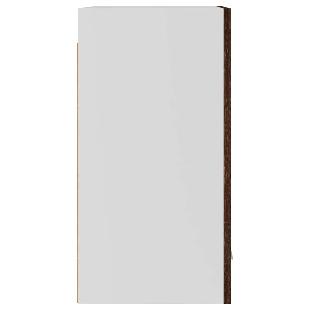 hængeskab "Lyon" brun eg 39,5x31x60 cm konstrueret træ