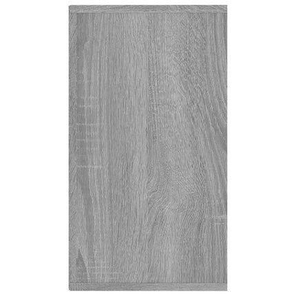 skobænk 103x30x55 cm konstrueret træ Grå sonoma-eg