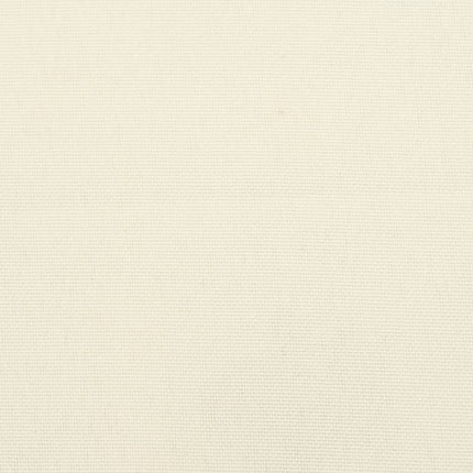 pallehynde 80x80x12 cm stof cremefarvet