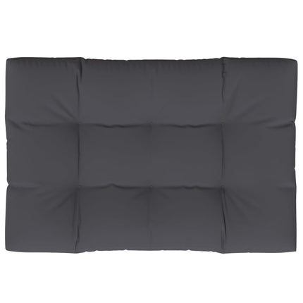 pallehynde 120x80x12 cm stof antracitgrå