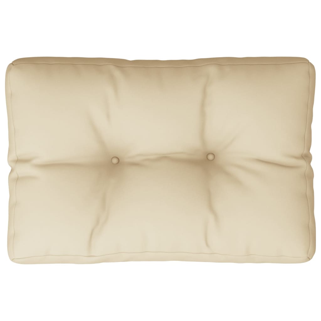 pallehynde 60x40x12 cm stof beige
