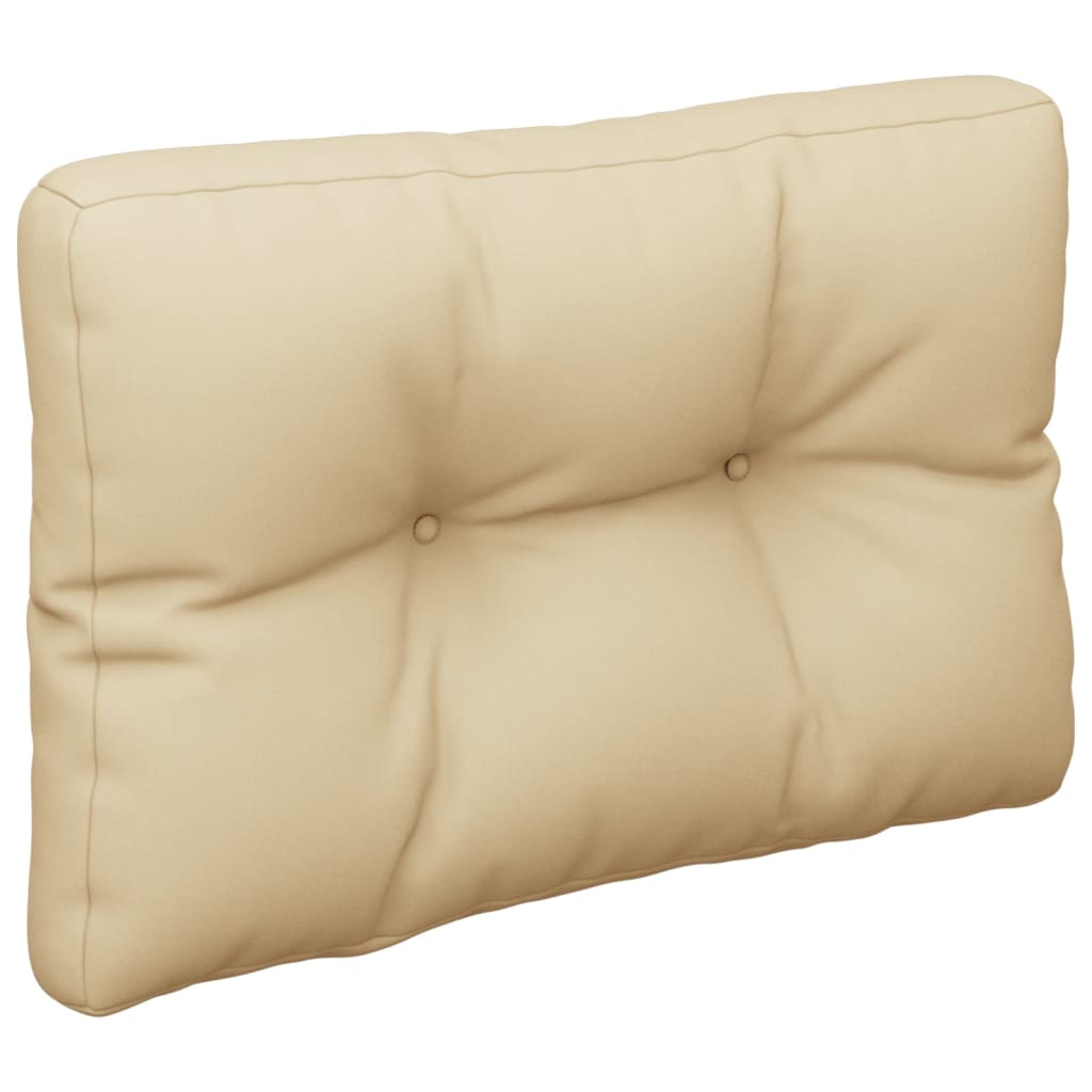 pallehynde 60x40x12 cm stof beige