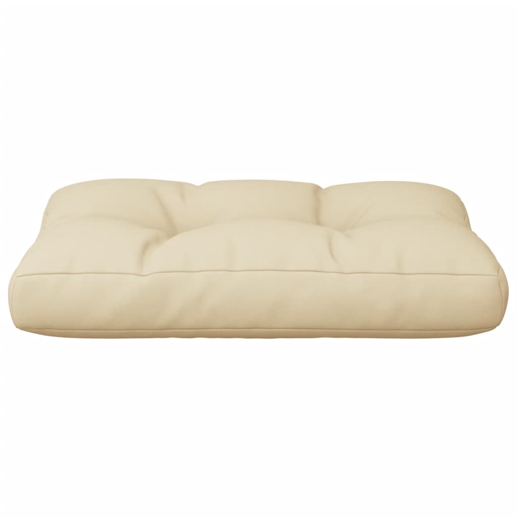 pallehynde 60x40x12 cm stof beige