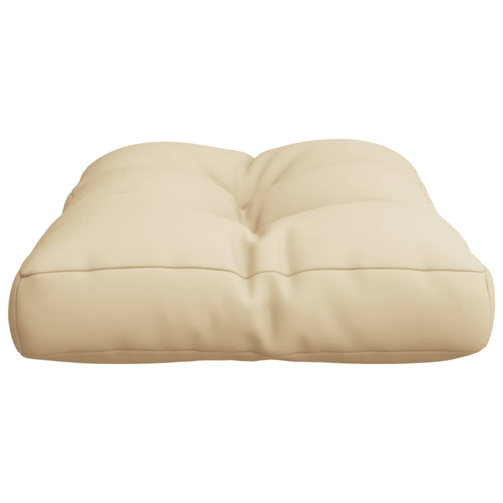 pallehynde 60x40x12 cm stof beige