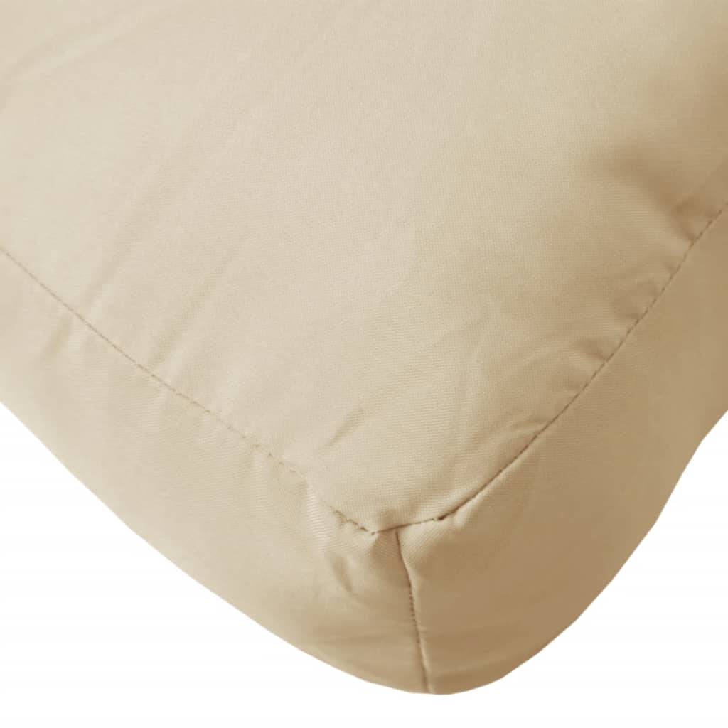 pallehynde 60x40x12 cm stof beige