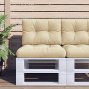 pallehynde 60x40x12 cm stof beige
