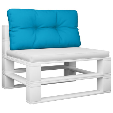 pallehynde 70x40x12 cm stof lyseblå