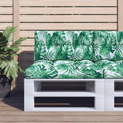 pallehynde 70x40x12 cm stof bladmønster