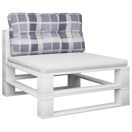 pallehynde 70x40x12 cm stof grå