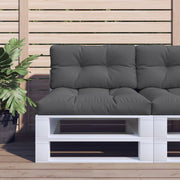 pallehynde 80x40x12 cm stof antracitgrå