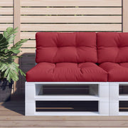 pallehynde 80x40x12 cm stof vinrød