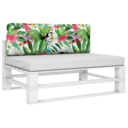 pallehynde 120x40x12 cm stof flerfarvet