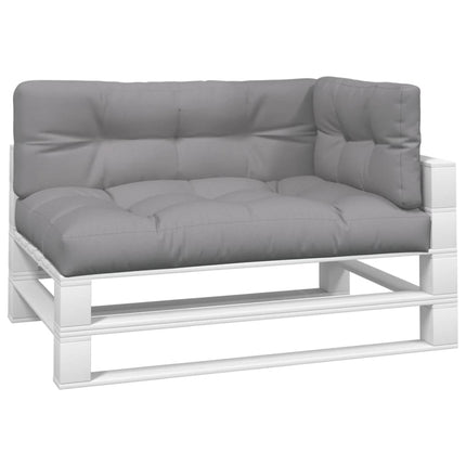 pallehynder 3 stk. stof grå
