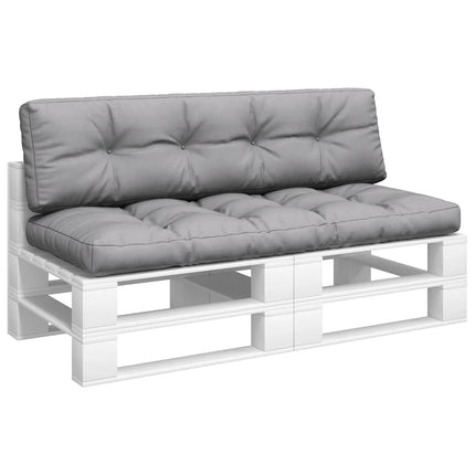 pallehynder 2 stk. stof grå