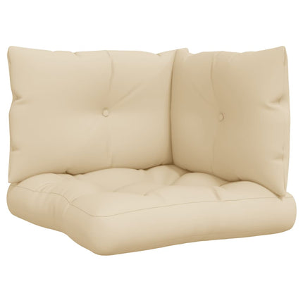 pallehynder 3 stk. stof beige
